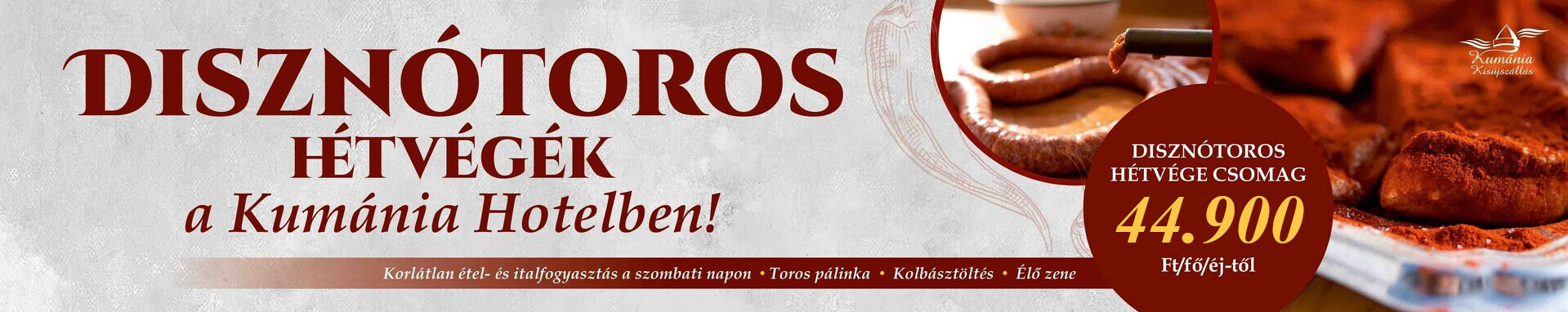 Disznótor banner gomb
